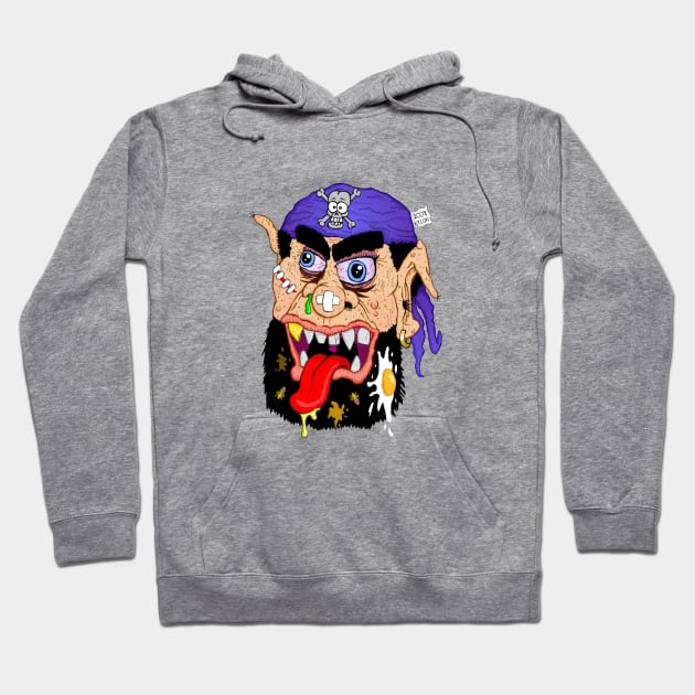 Fugbeard The Pirate Hoodie by MalcolmKirk